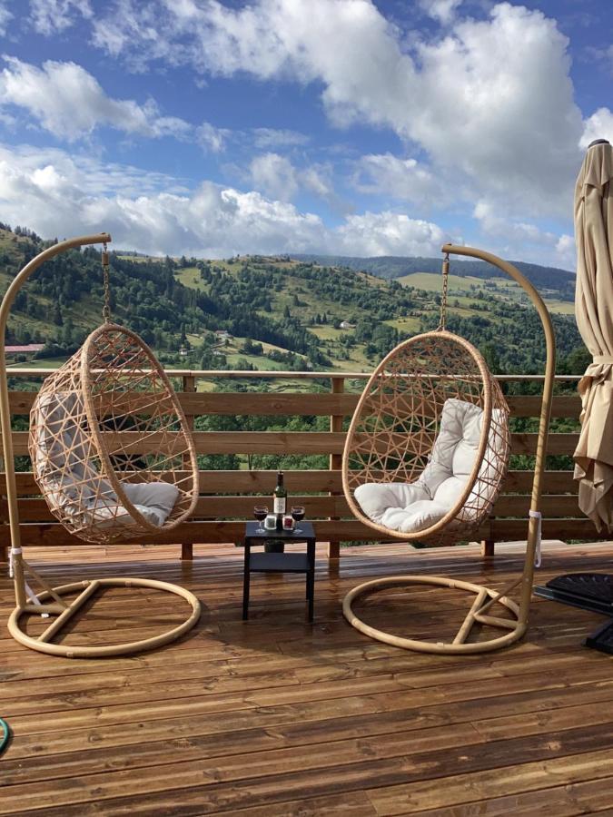 Les Chalets Bambi & Jacuzzi Privatif La Bresse Exteriör bild