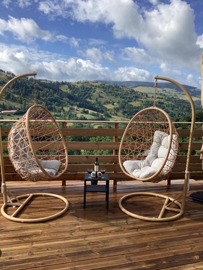 Les Chalets Bambi & Jacuzzi Privatif La Bresse Exteriör bild
