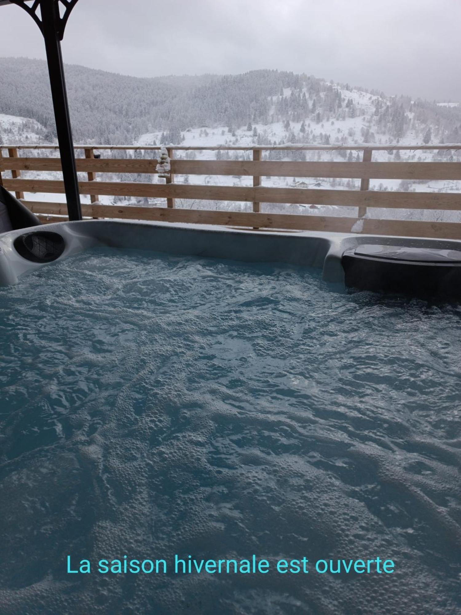Les Chalets Bambi & Jacuzzi Privatif La Bresse Rum bild
